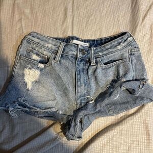Klique B. Ripped Distressed Jean Shorts Size 26